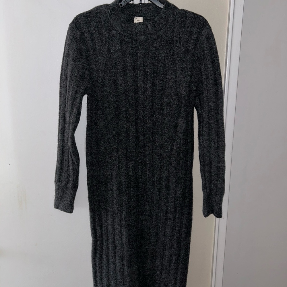 Ribbed Sweater Dress